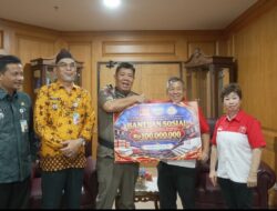 Terima Bantuan untuk Korban Kebakaran di Serdang, Gubernur Hidayat Arsani Apresiasi INTI Babel